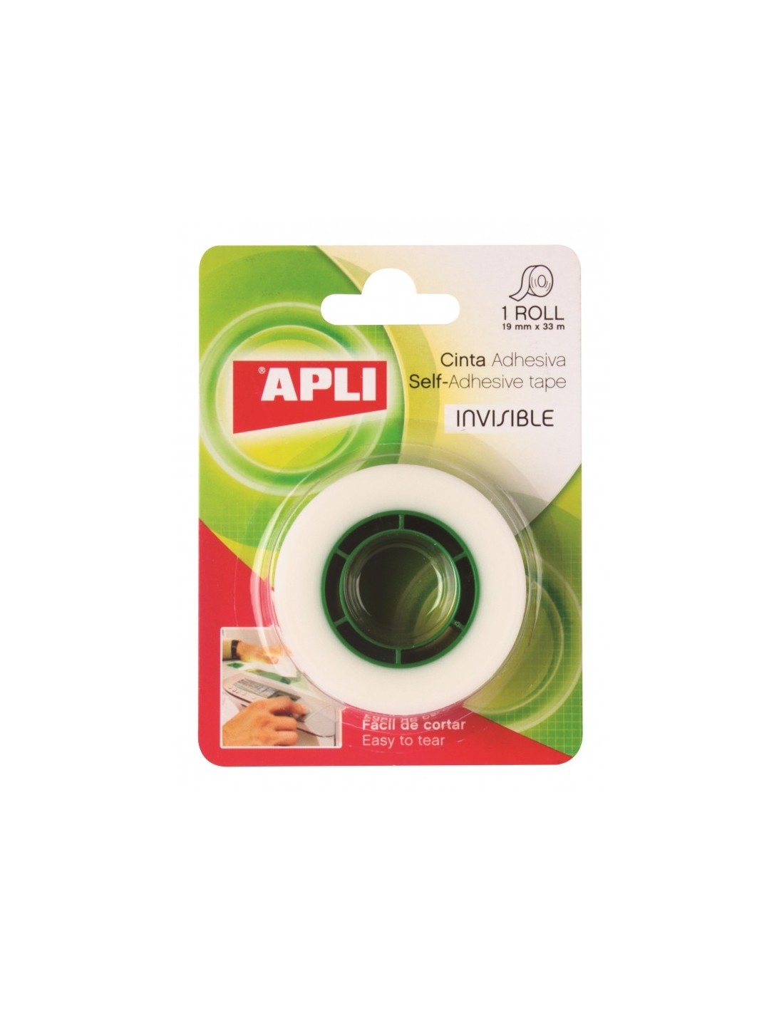 RUBAN ADHESIF INVISIBLE BLISTER AGIPA (19mm x 33m)