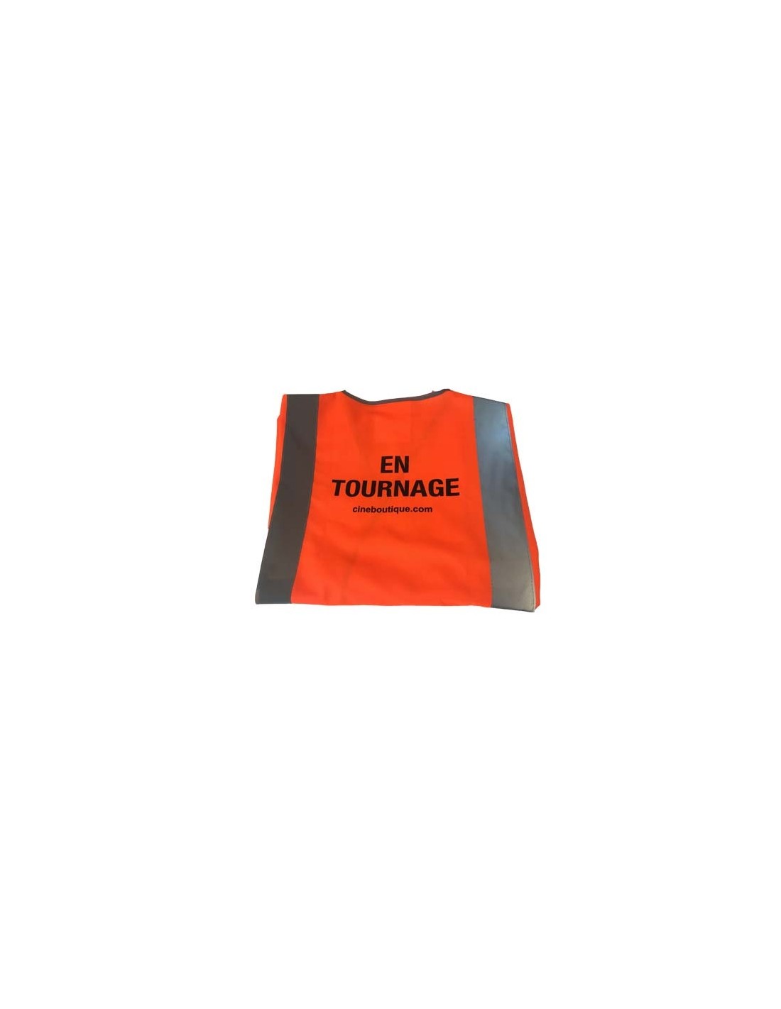 GILET MAILLE FLUO "CINEBOUTIQUE" ORANGE