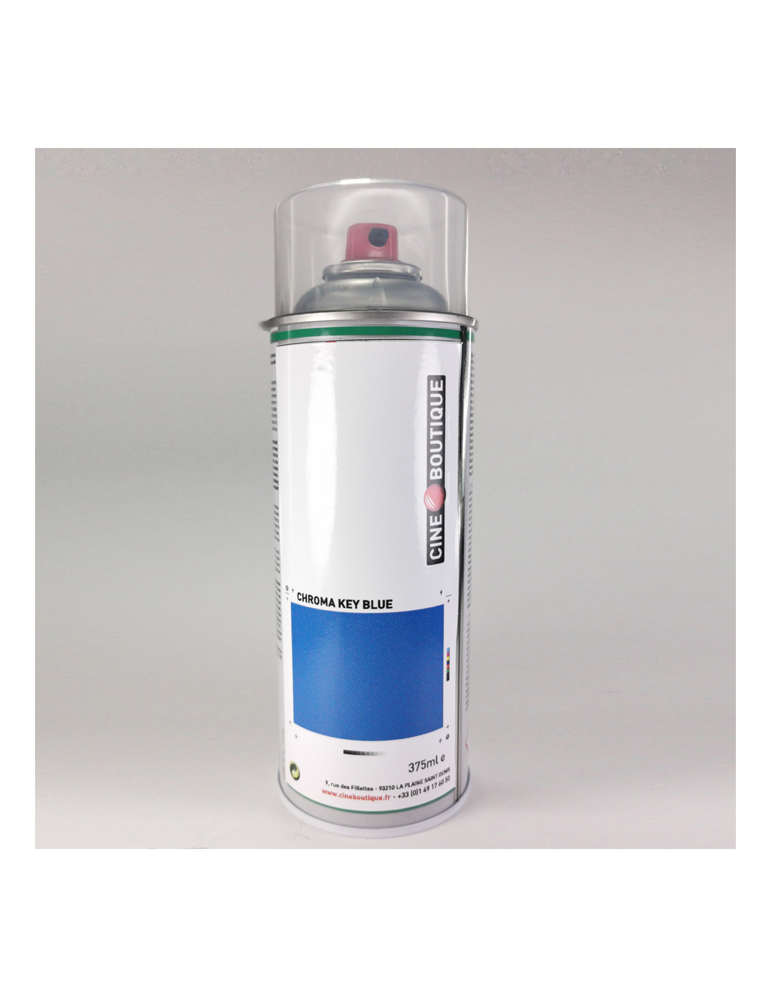 BOMBE DE PEINTURE BLEU INCRUSTE - 375ml - CINEBOUTIQUE
