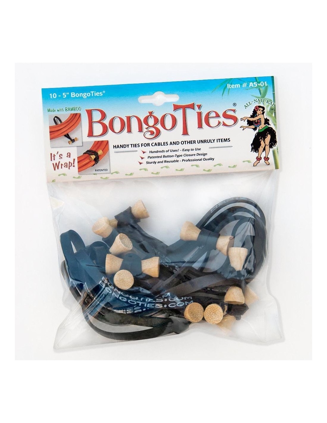 BONGO TIES - SACHET DE 10
