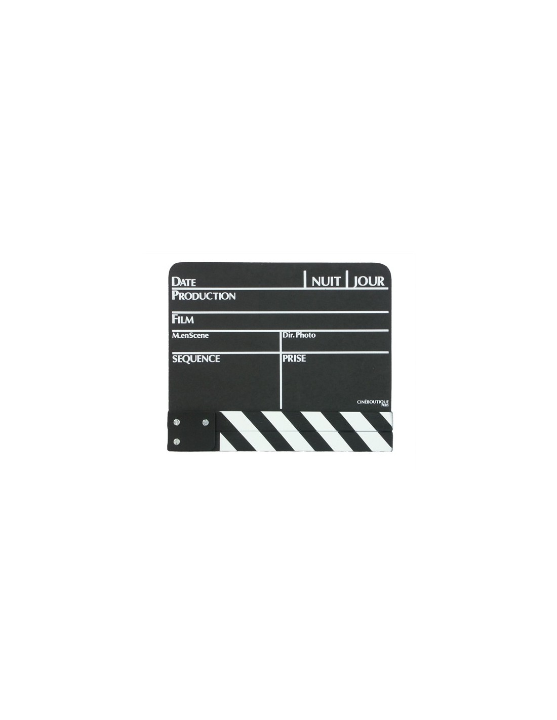 CLAP NOIR GRAND MODELE Dim.280x190mm