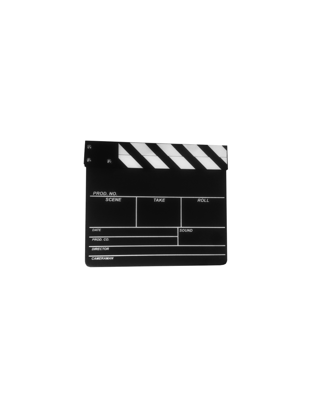 CLAP NOIR AMERICAIN Dim. 280X190mm