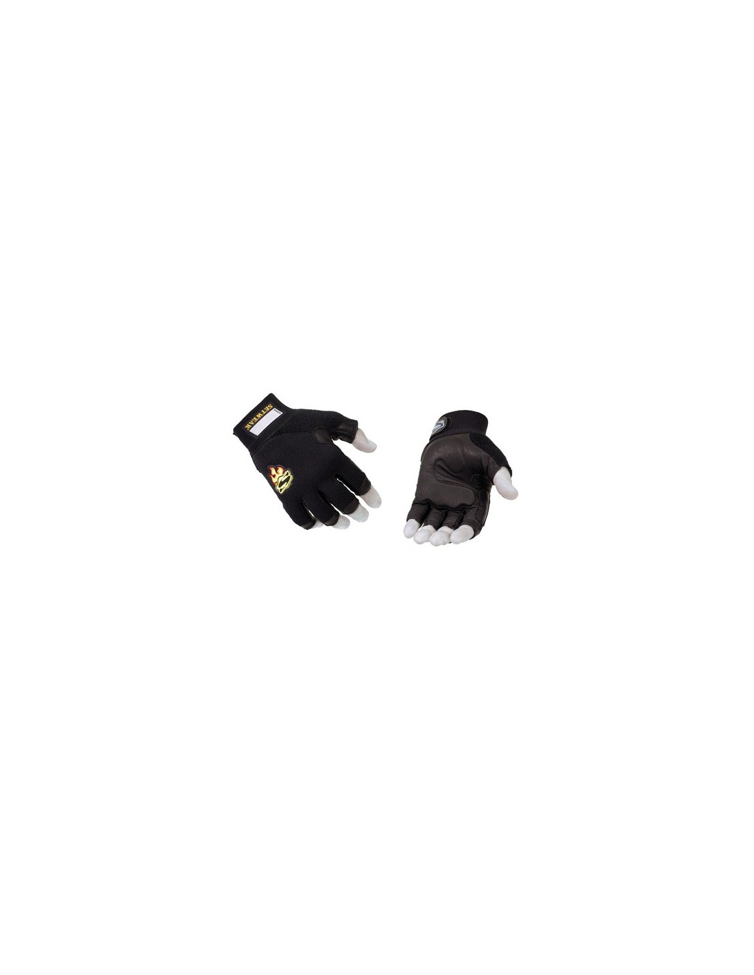 SETWEAR - GANTS LEATHER FINGERLESS - MITAINES RENFORCES