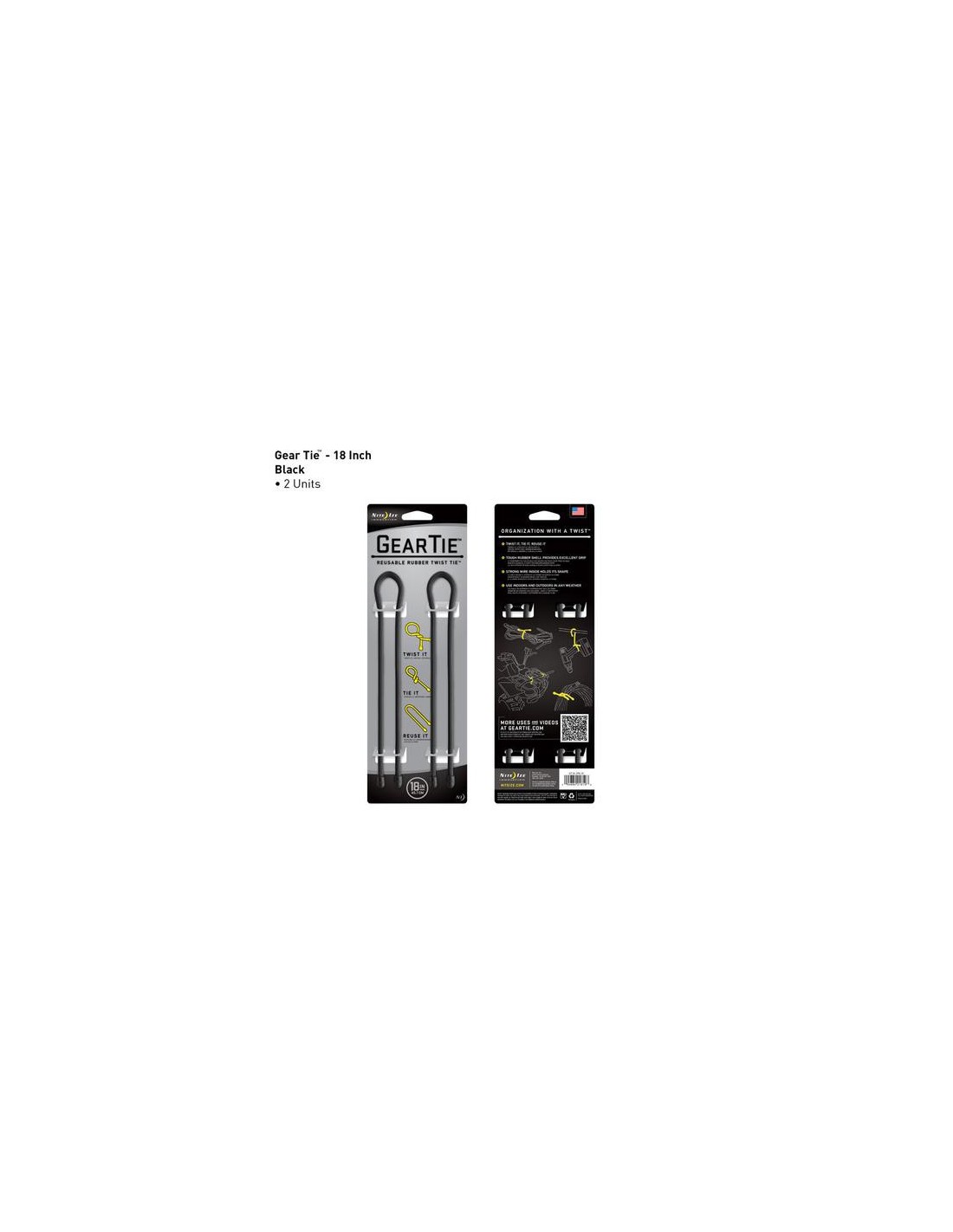 GEAR TIE Nite Ize 45.7cm (blister 2pc) 18"